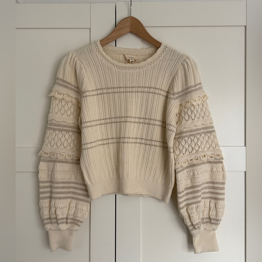 Anthropologie Kachel puff sleeve sweater